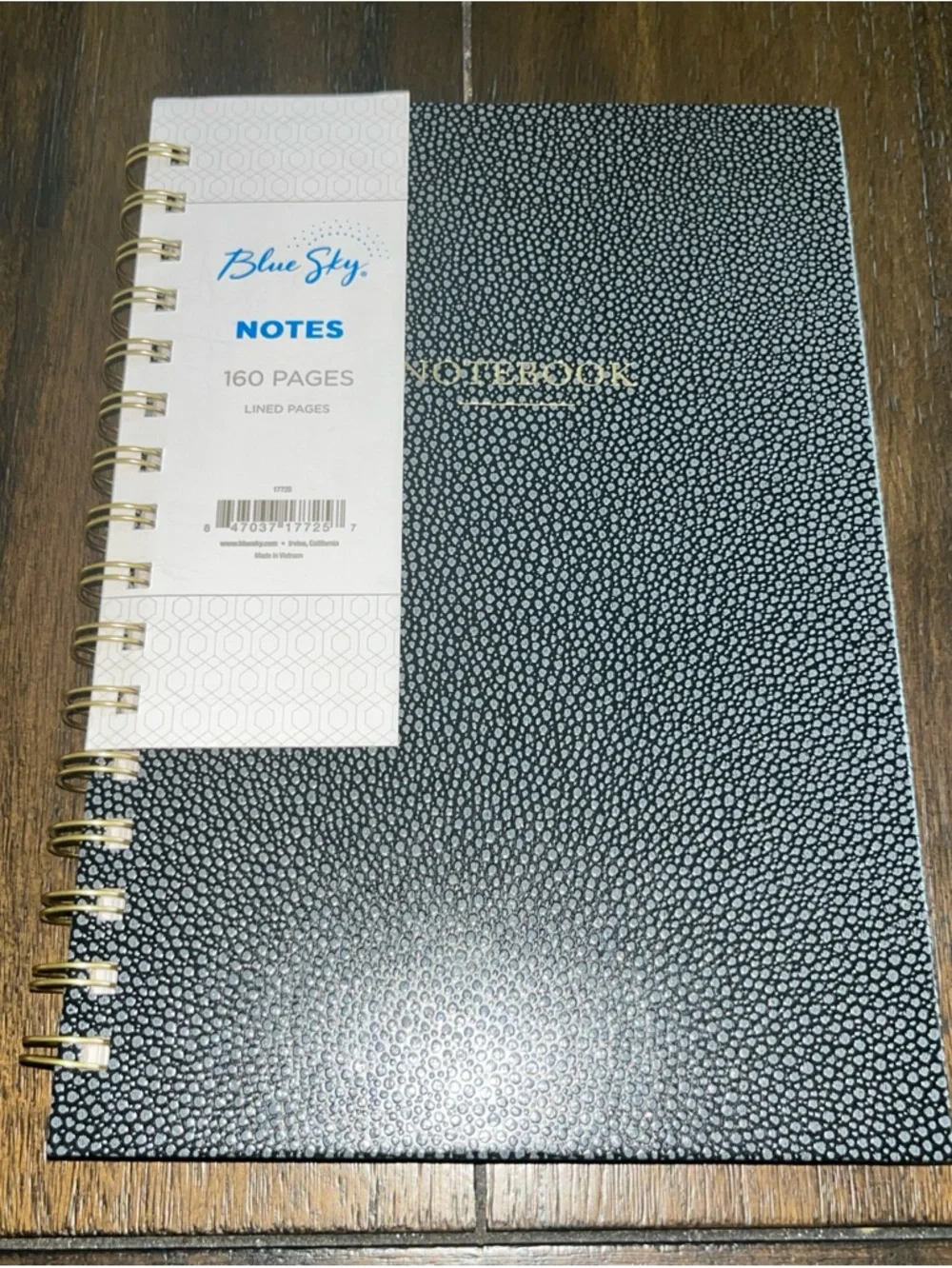 Blue Sky Professional Hardcover Executive Notebook, 160 Ruled Pages NEW!